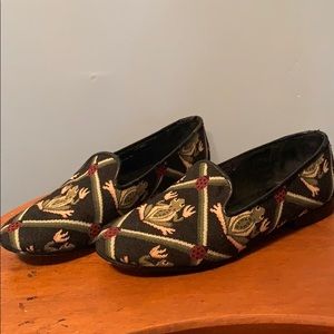 Quirky Frog and Ladybug Loafers